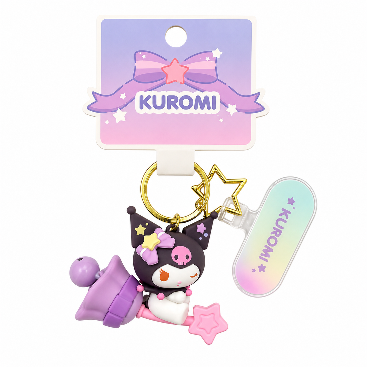 Sanrio Dreamy Moon & Stars Series Keychain - Kuromi