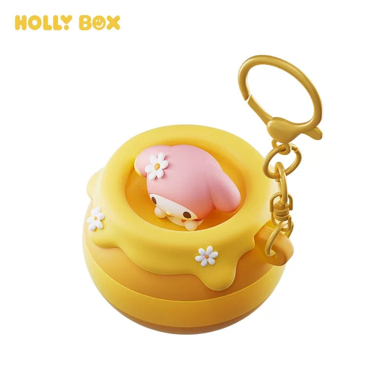 Sanrio Characters Squishy Can Keychain - My Melody