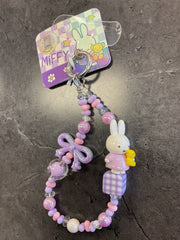 Miffy Purple Phone chain