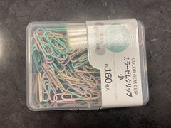 Color gem clip small 25mm 160P