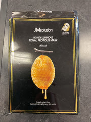 Honey Luminous Royal Propolis Mask, Black, 30ml x 10 Sheets