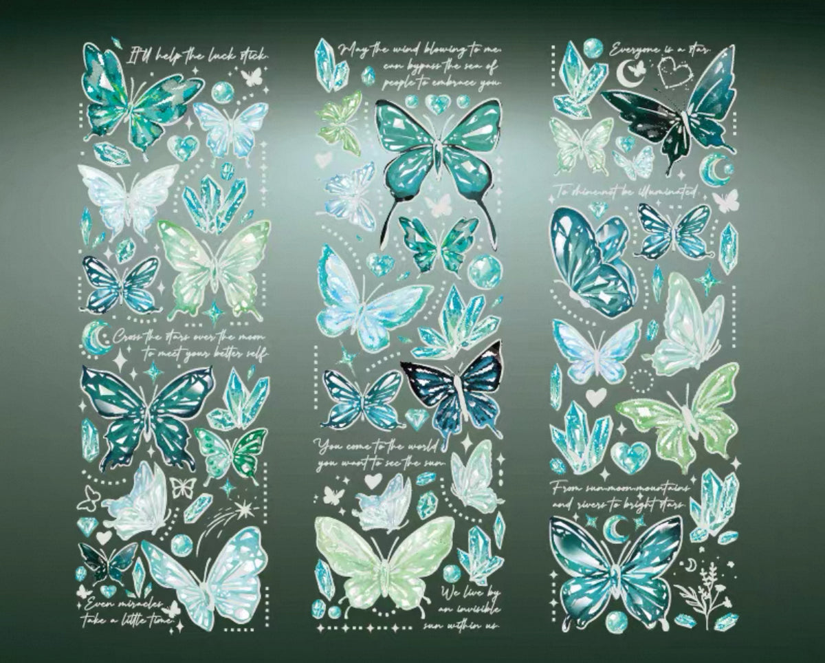 Endless Breeze Butterfly Stickers