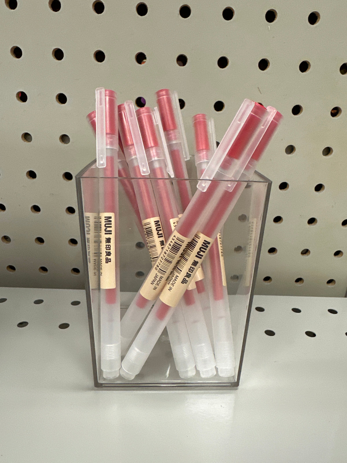 Muji Red Ink Pen 0.5mm