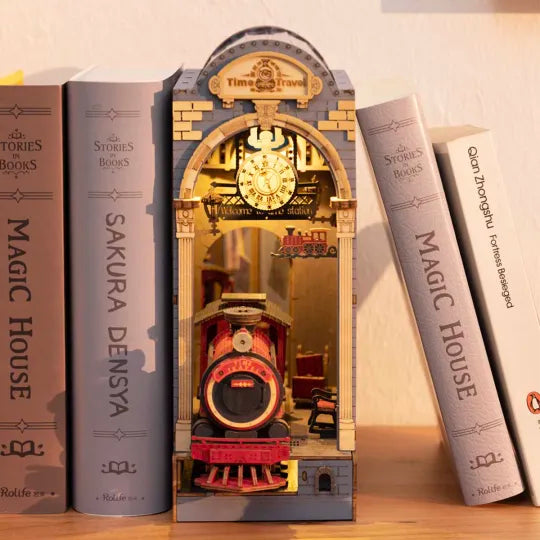 Sale Rolife Book Nook Shelf Insert - Time Travel TGB04