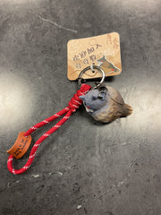 Happy Free As a Bird Keychain-Pycnonotus jocosus
