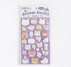 Animal Forest Felt Stickers