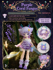 Mushroom Mycelium Naming Series BJD Blind Box