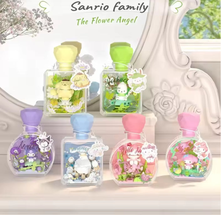 Sanrio Perfume Bottle Assembly Building Block Puzzle Decoration Ornament Building Block Blind Box