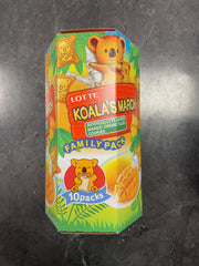 LOTTE Japan Koala Mango Cream Filling Biscuit FAMILY PACK 10pck