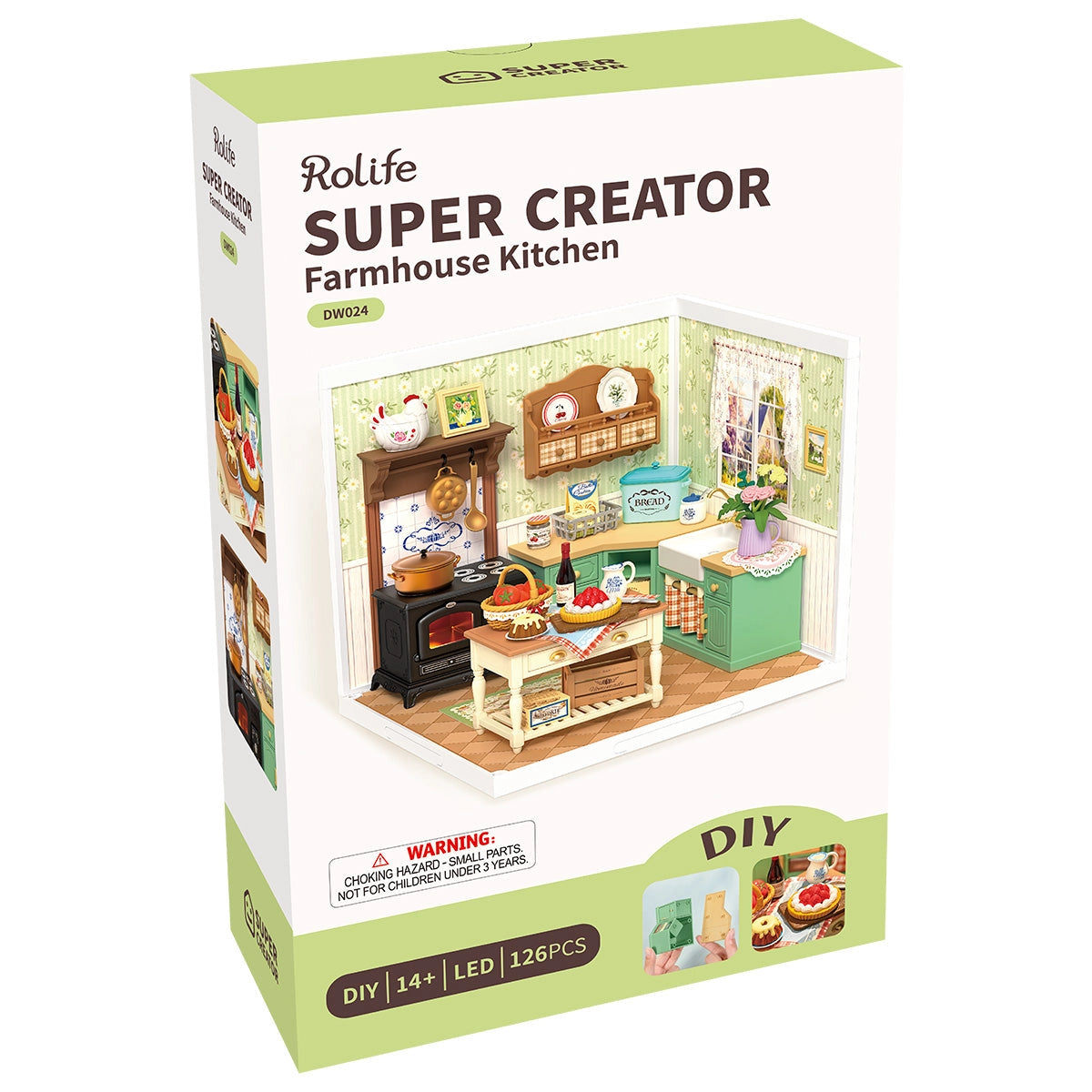 Rolife Super Creator Miniature House - Farmhouse Kitchen DW024