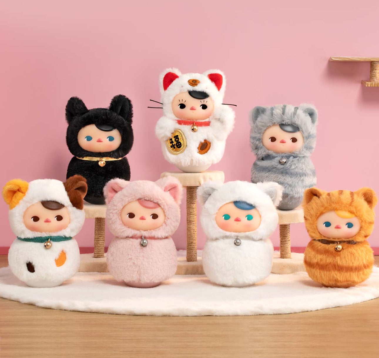 Pucky Roly-poly Kitty Series-Vinyl Plush Blind Box