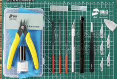 11Pcs Gundam Model Tools Kit Hobby Building with glue