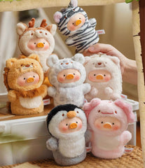 LULU THE PIGGY Cutest Butler PVC Face Plush Key Cover Keychain
