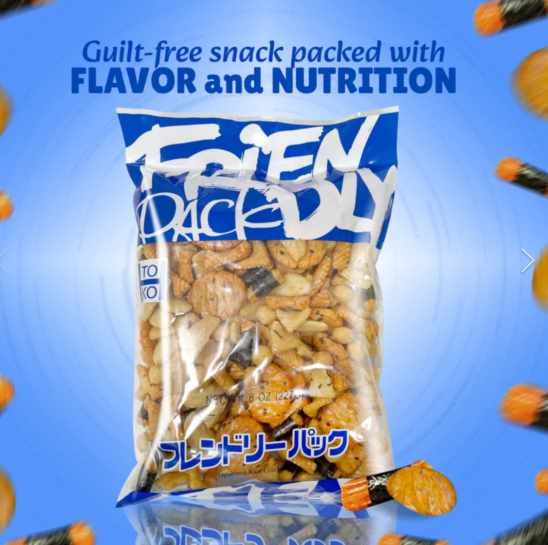 TOKO rice cracker (friendly blue)
