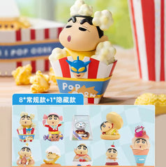 Crayon Shinchan Dessert Time Series Blind Box Toys Kawaii Anime Action Figure Caixa Caja Surprise Mystery Box Dolls Girls Gift
