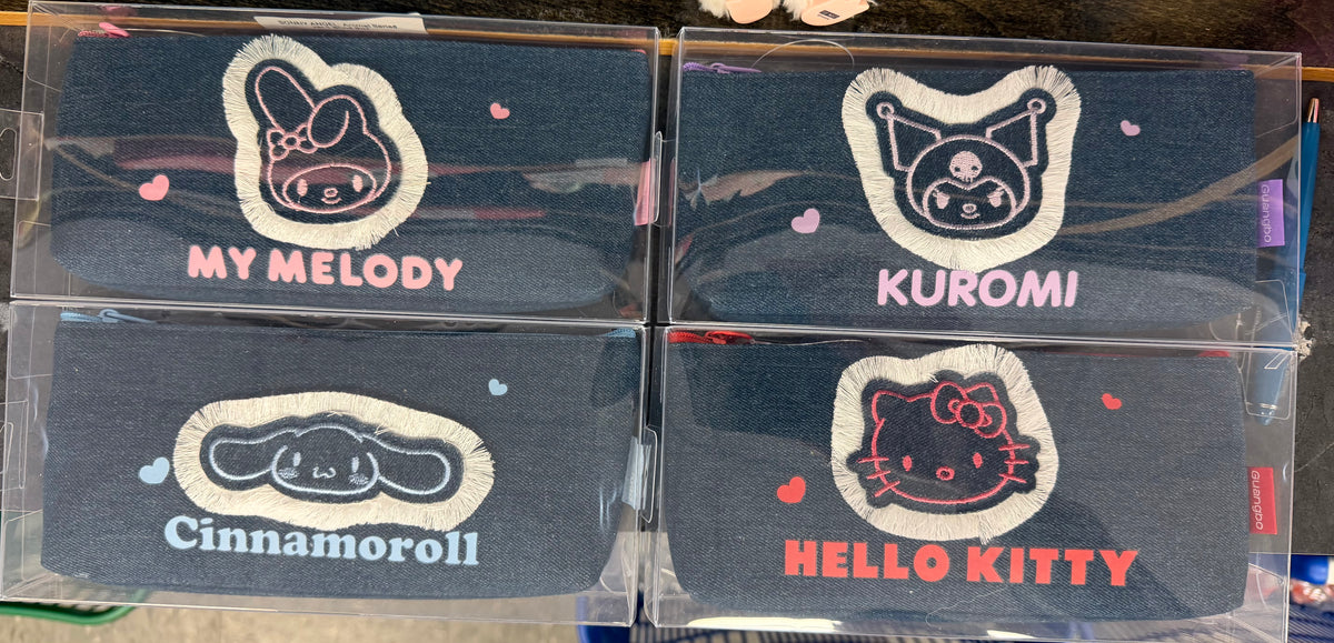 Sanrio Family Denim Pencil Case
