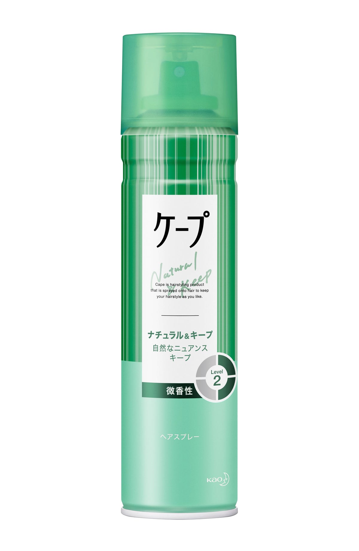 充実の品 HAIR CAPE KAO SPRAY 180G (GREEN) SCENT LIGHT NATURAL&KEEP スタイリング剤