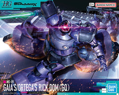 Bandai Hobby - Mobile Suit Gundam GQuuuuuuX - #9 Gaia’s/Ortega’s Rick Dom (GQ) HG 1/144 Model Kit