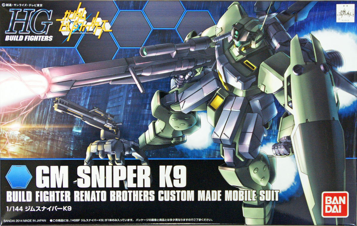 Bandai Gundam HG Build Fighters 010 GM SNIPER K9 1/144 Kit