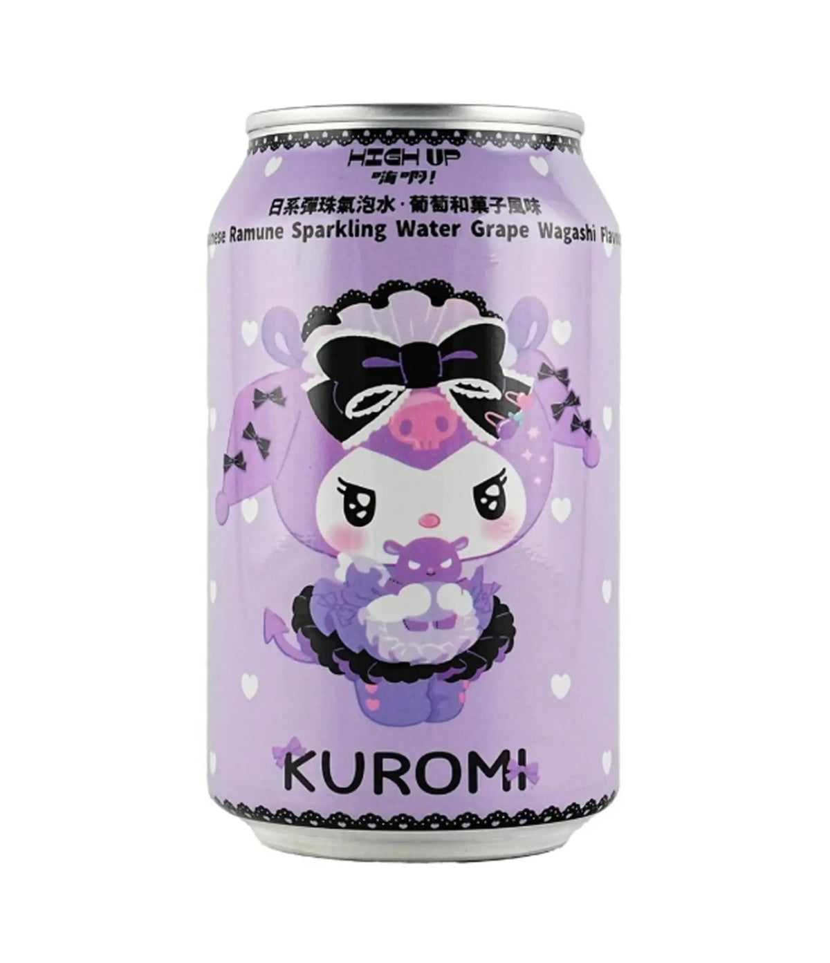 HIGH UP Japanese Sparkling Water - Grape and Wagashi Flavor (Maid Kuromi)