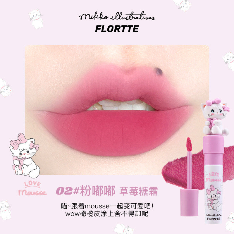 Flortte Love mousse lip gloss 02