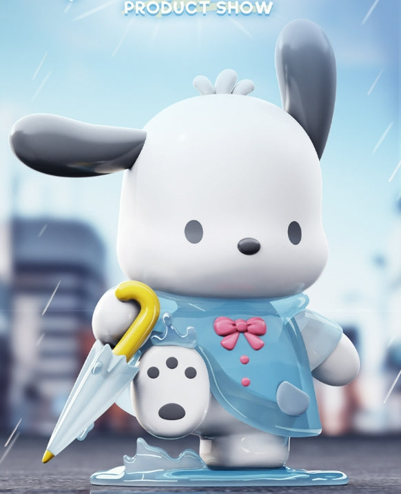 Pochacco raining day big figure 7inch