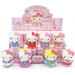 Hello Kitty Dress-up Diary Series Figure Confirmed Box
