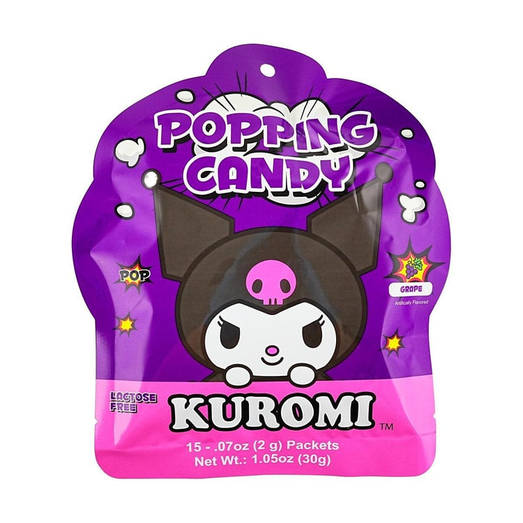 KUROMI POPPING CANDY GRAPE FLAVOR LACTOSE FREE