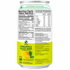 FRUIT.B PINEAPPLE SLICE SODA 340ML