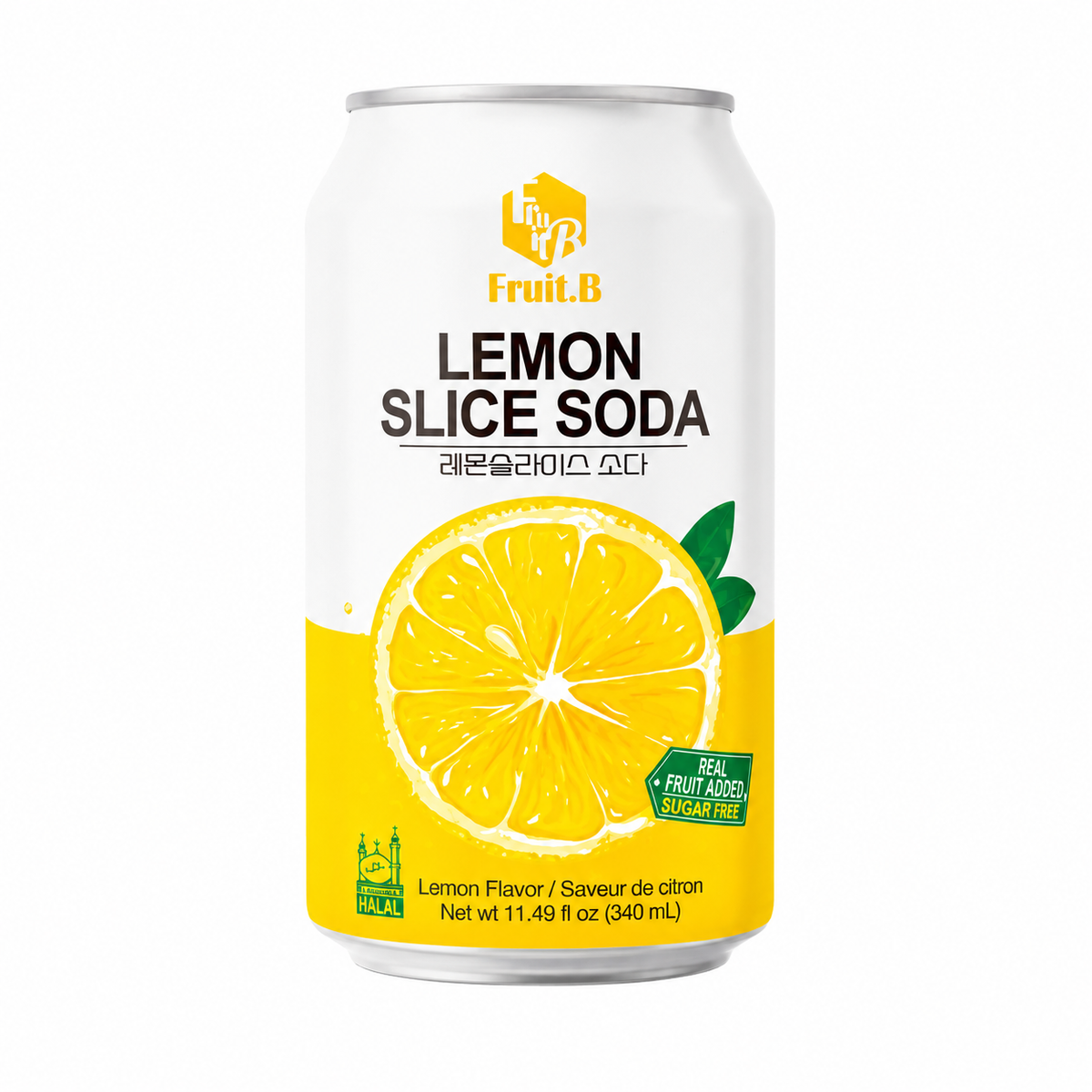 FRUIT.B LEMON SLICE SODA 340ML