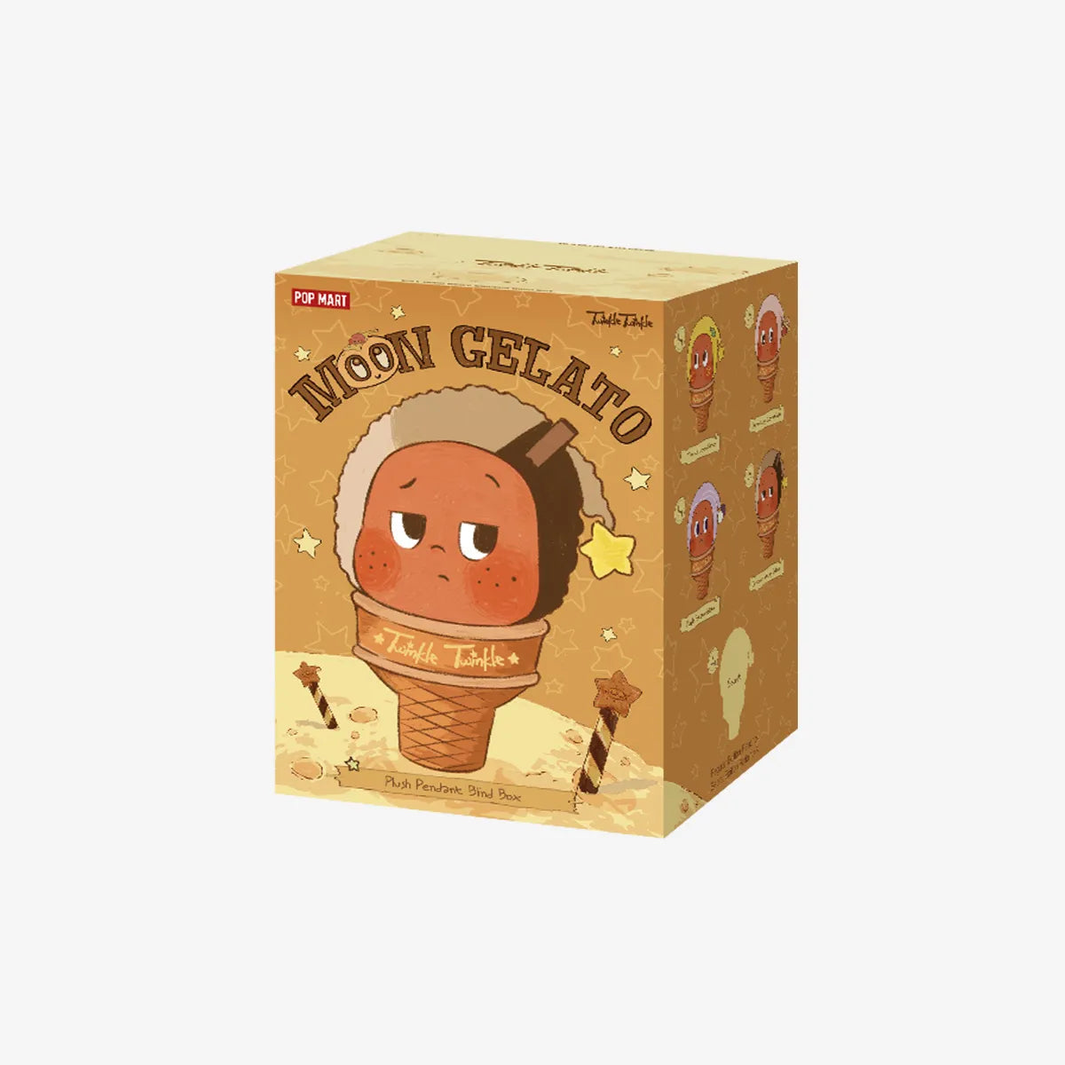 Twinkle Twinkle MOON GELATO Series-Ice
Cream Plush Pendant Blind Box