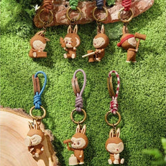 POP LAND LABUBU Timber Workshop Series Key chain Blind Box