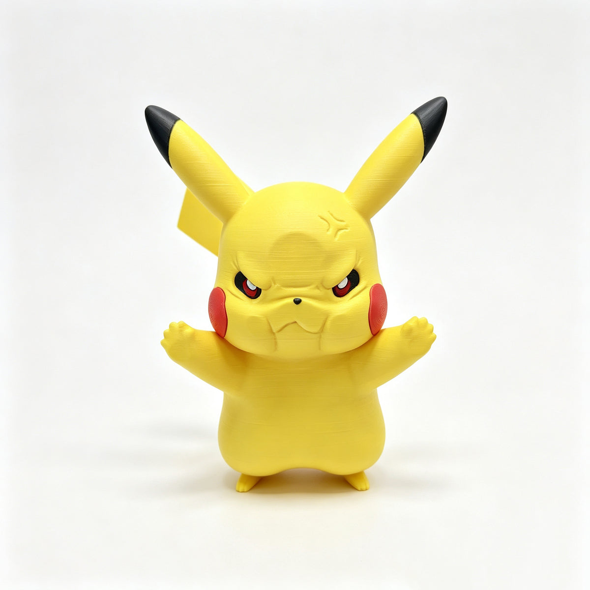 Pikachu Window Effect Figure – 3D Printed Anime Desk Decor