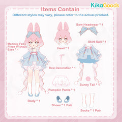Moon Jumping Time Bunny Series 1/12 Action Figure BJD Inedible Doll Blind Box