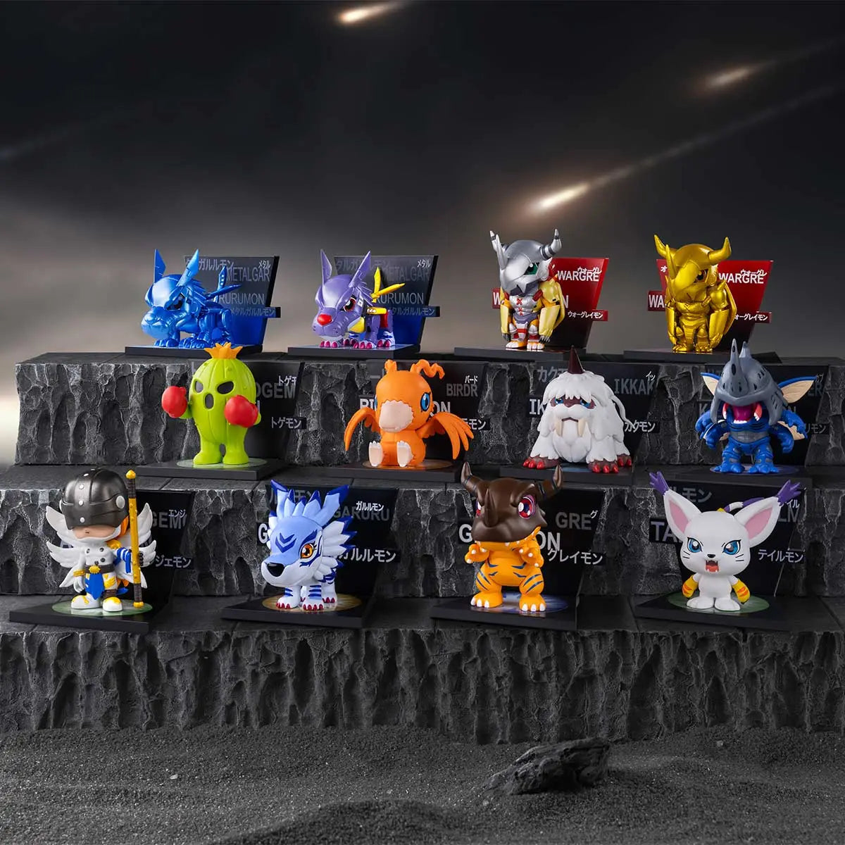 Digimon Adventure Fridge Magnet Series Figures Blind Box