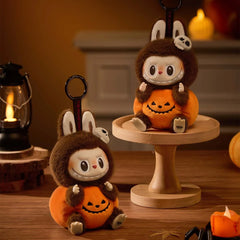 SPECIAL SALE!!! The Monster Labubu Happy Halloween Party Series-Sitting Pumpkin Vinyl Plush Pendant