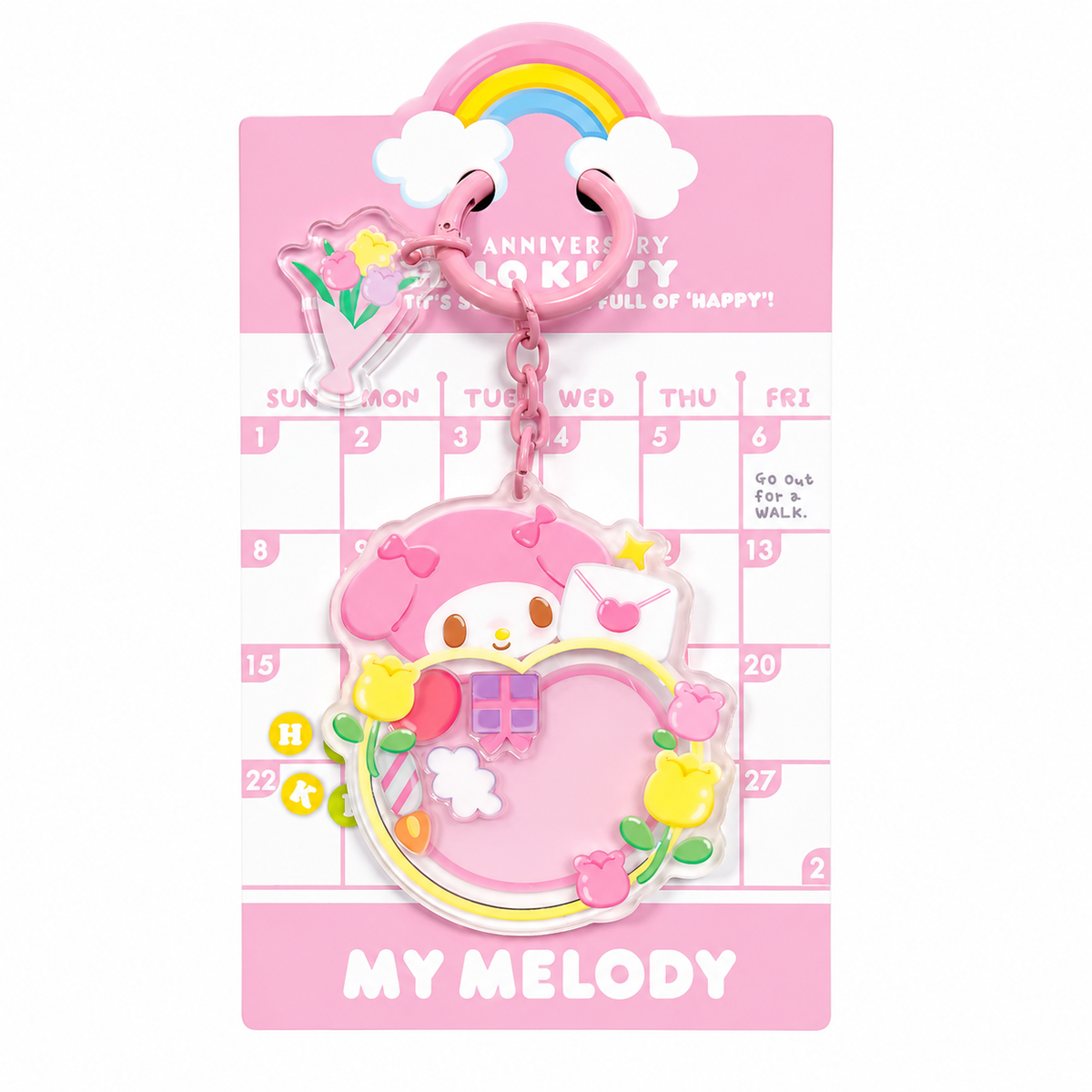Sanrio Hello Kitty 50th Anniversary Shaker Keychain - My Melody