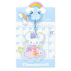 Sanrio Hello Kitty 50th Anniversary Shaker Keychain - Cinnamoroll