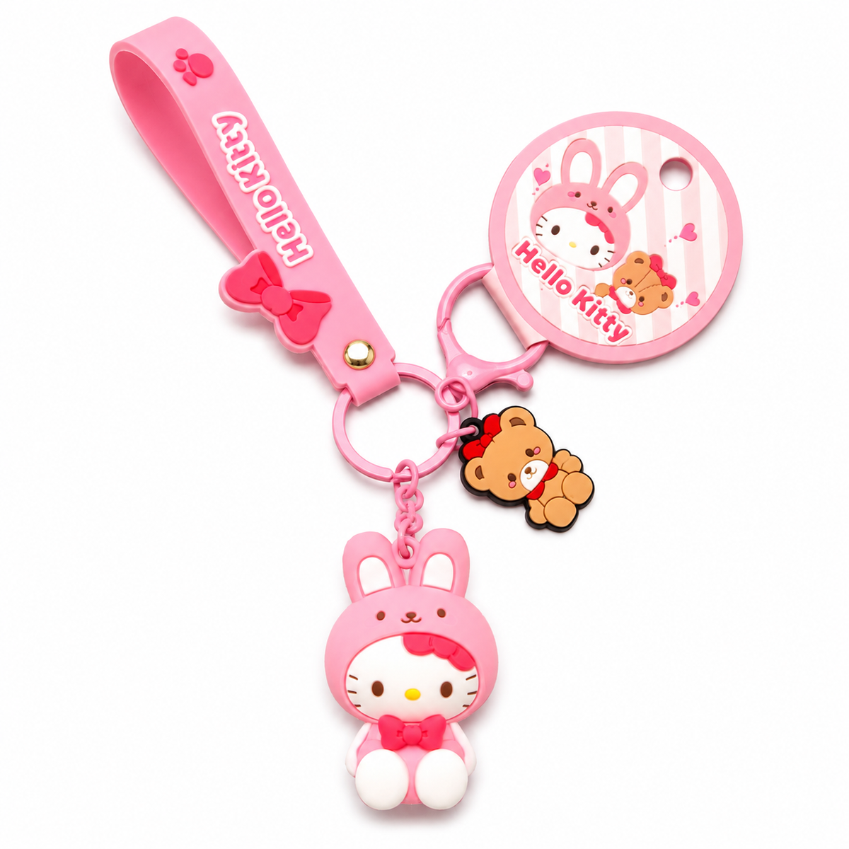 Sanrio Animal Costume Series Keychain – Hello Kitty