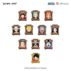 One Piece Straw Hats Crew Fridge Magnet Figure Blind Box