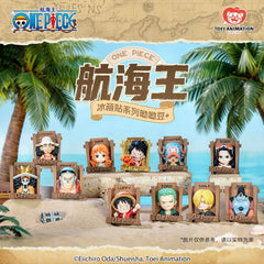 One Piece Straw Hats Crew Fridge Magnet Figure Blind Box