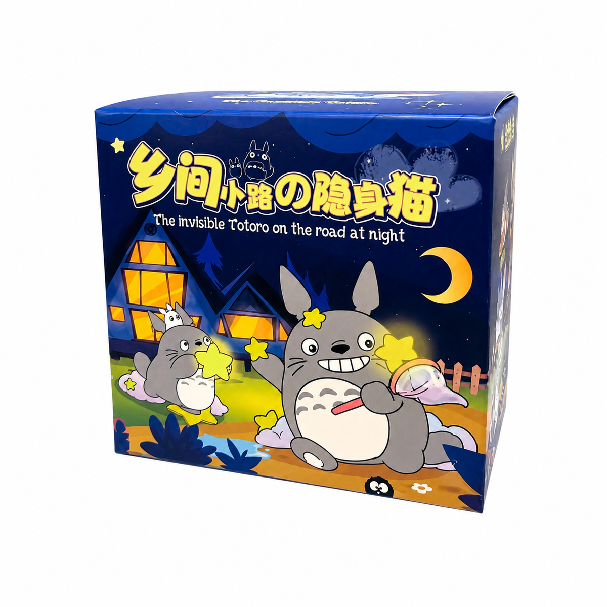Invisible Totoro on roads at night blind box