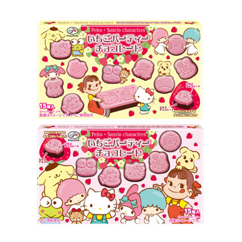 FUJIYA PEKO SANRIO STRAWBERRY ICHIGO PARTY CHOCOLATE 1pk