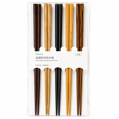 FaSola Wooden Chopsticks 5PC