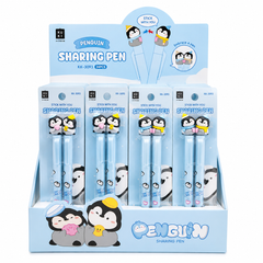Penguin Sharing Gel Pen Set (2-Pack)