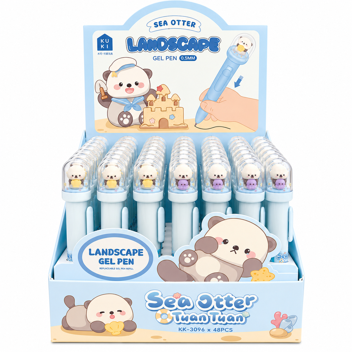 Sea Otter Landscape Gel Pen (0.5mm)
