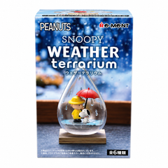 Re-Ment Peanuts Snoopy Weather Terrarium Blind Box