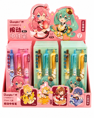 Hatsune Miku Sweet Erasable ballpoint pen 0.5mm 3pc