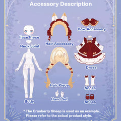 The Lulu Elf Story Mystic Realm Pact Series 1/8 Action Figure BJD Blind Box