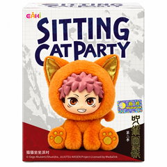 EAKI Jujutsu Kaisen Sitting Cat Party Series Plush Pendant Blind Box